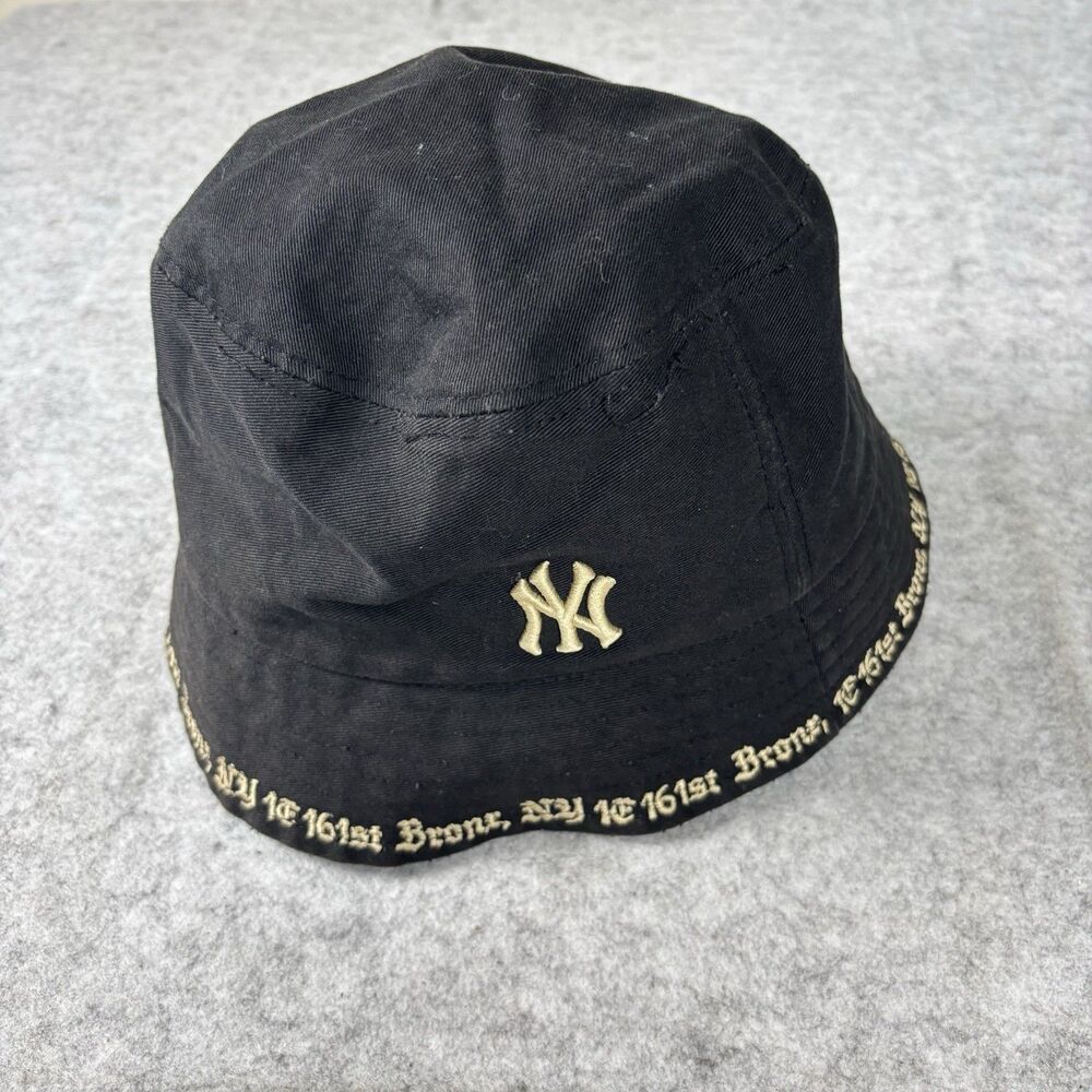 MLB Korea New York Yankees Bucket Cap Hat Size Medium 59CM 100% Cotton 32CPHG111